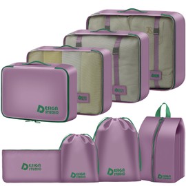 8 Set Packing Cubes for Travel Suitcase Organizer Bags Luggage Packing Cubes Set Travel Essentials Accessories Gifts for Women