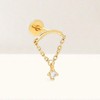 Hidden Helix Earrings for Women Dangle Helix Jewelry Rhinestone Chain