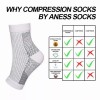 ATLASOS 3 Pares Deportivas Calcetines Compresion Fascitis Plantar