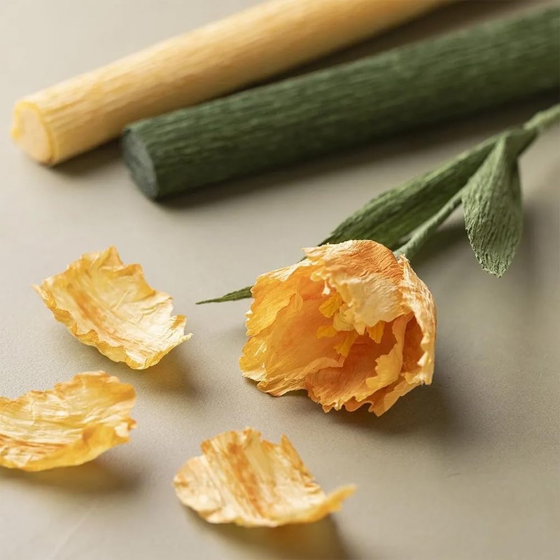 Spring Flowers Bouquet | Crepe Paper Flower Making Craft Kit