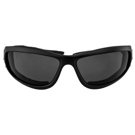 Global Vision Eyewear Viva Women's Gunmetal Foam Padded Sunglasses Smoke Lens Black Frame for Small Faces