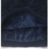 Hatstar Warm-lined, fine-knit women's, men's beanie hat with braided pattern