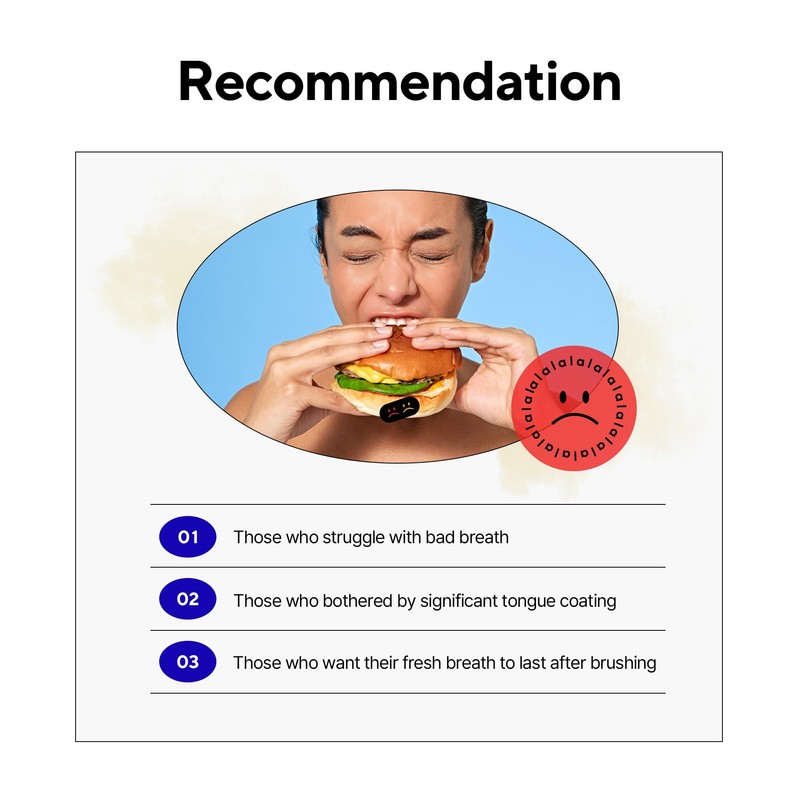 La dens Tongue Cleaner (White, Regular)