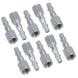 Air Line Hose Fitting Connector Male Quick Release 1/4 inch Female Thread 10pk