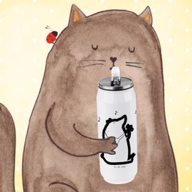 Mr. & Mrs. Panda Drinks Cans Drinking Bottle Bear Song - Gift, Valentine, Teddy Bear, Love Song, Partner, Teddy, Bear