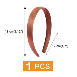 FAIRYGATE Satin Headband Women's Headband Satin Wide Headband for Women and Girls 4508