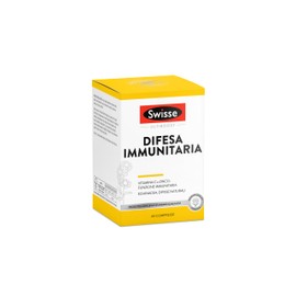 SWISSE Difesa Immunitaria - Integratore Difese Immunitarie con Vitamina C Magnesio Zinco ed Echinacea, Integratori Stanchezza e Affaticamento, Formulazione Multinutriente, 60 Compresse, Made in Italy