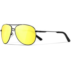 phikttu Sunglasses Men Polarized Aviator Sunglasses for Men Women Fishing Driving Sun glasses Metal Frame UV400 Protection