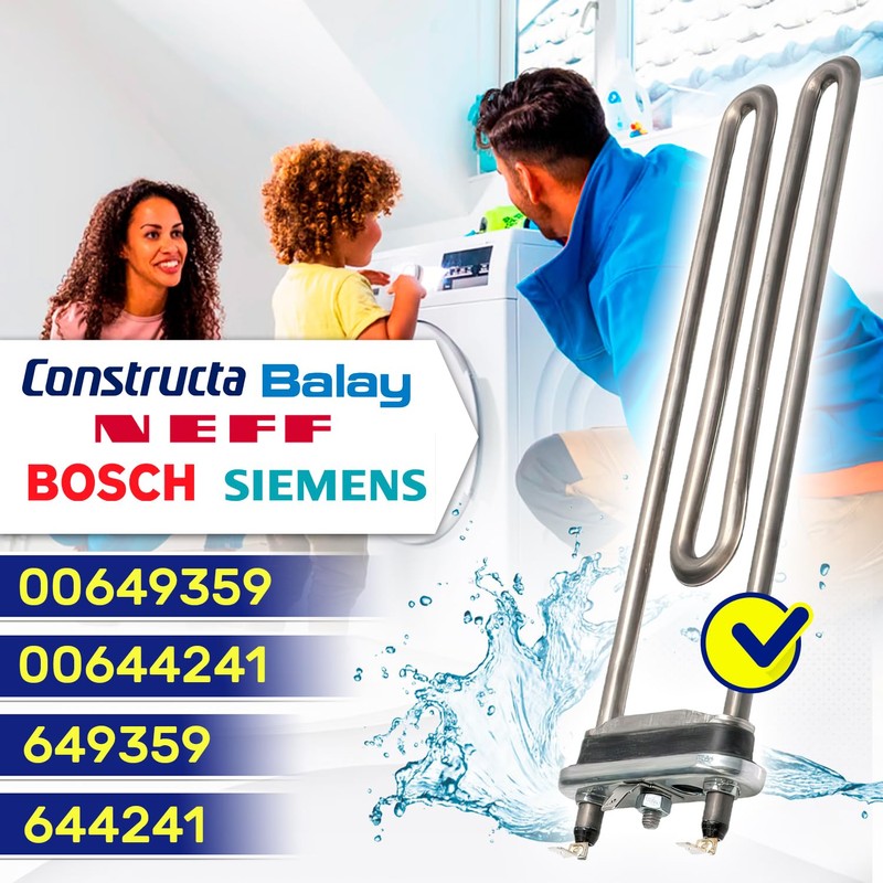 Washing Machine Heating Rod 2000 W 230 V with Original