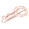 100Pcs Paper Clip Metal Rose Gold Color Urheen Design Paperclip