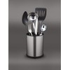KitchenCraft MCCADDYSS Rotating Kitchen Utensil Holder, 18.5 x 14 cm-Stainless