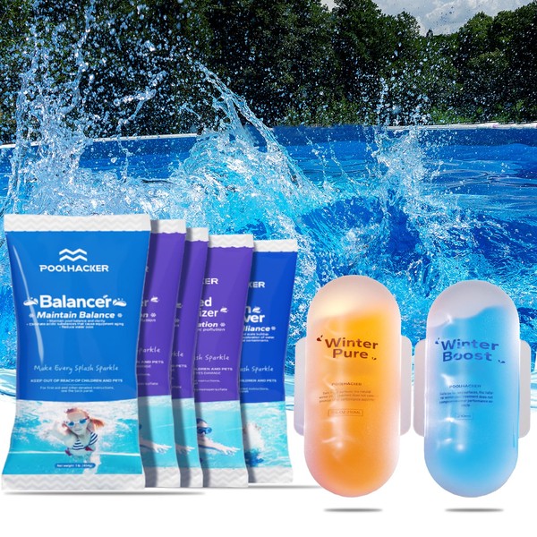 POOLHACKER 4-in-1 Pool Closing Kit for Above Ground & Inground