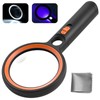 30X Magnifying Glass with Light, 30LED Magnifier with Light, 4.3in