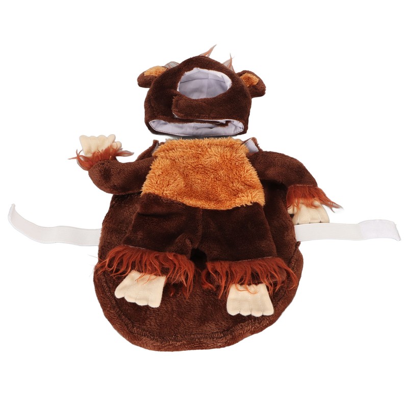Pet Holiday Costume Funny Monkey Cosplay Dog Clothes Soft Breathable