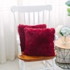 NordECO HOME Christmas Pillow Covers Faux Fur Fleece Cushion Cover