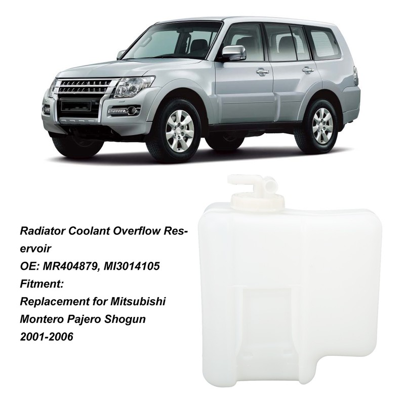 Radiator Coolant Overflow Reservoir MR404879 Replacement for Mitsubishi Montero Pajero