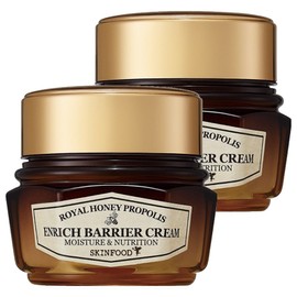 Skinfood Royal Honey Propolis Enrich Barrier Cream, 63ml, 2 pieces / 스킨푸드 로열허니 프로폴리스 인리치 배리어 크림, 63ml, 2개