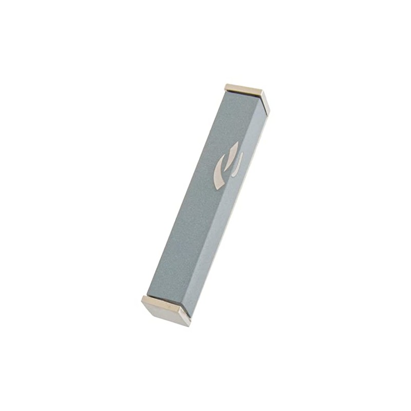 Hadarya Weatherproof Powder Coated Aluminium Mezuzah Case, 9.5cm, Blue