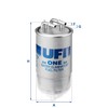 Ufi Filters 24.ONE.02 Fuel Filter