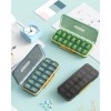Acedada Pill Organizer 2 Times A Day, 7 Day Am