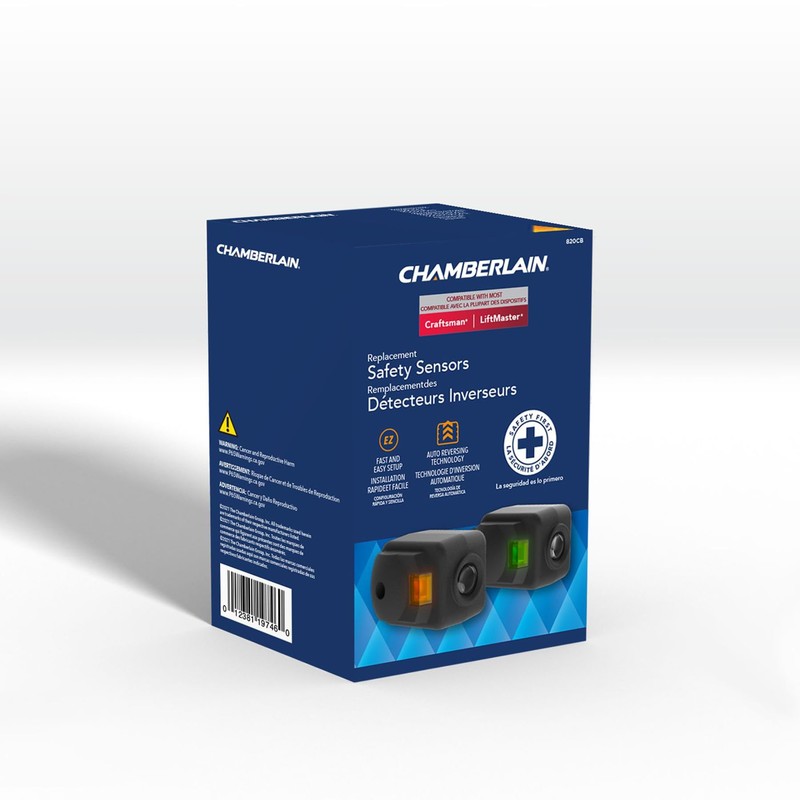 Chamberlain 820CB Replacement Garage Door Safety Sensor, 2-Pk. - Quantity