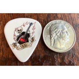 Henry Heller Django Reinhardt .96 mm GUITAR PICK - Gypsy Jazz Archtop Acoustic Design - White