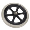 Wheelchair Wheel 8in PU Walker Caster Replacement Skidproof with Ball
