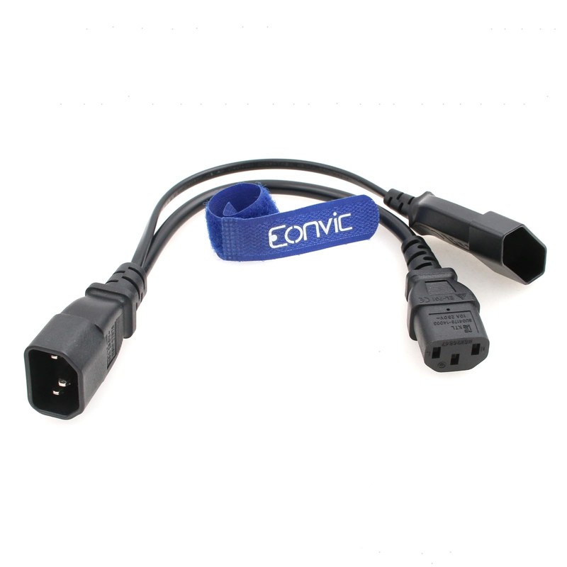 Eonvic IEC320 C14 to C13 Female European Standard Female Conversion