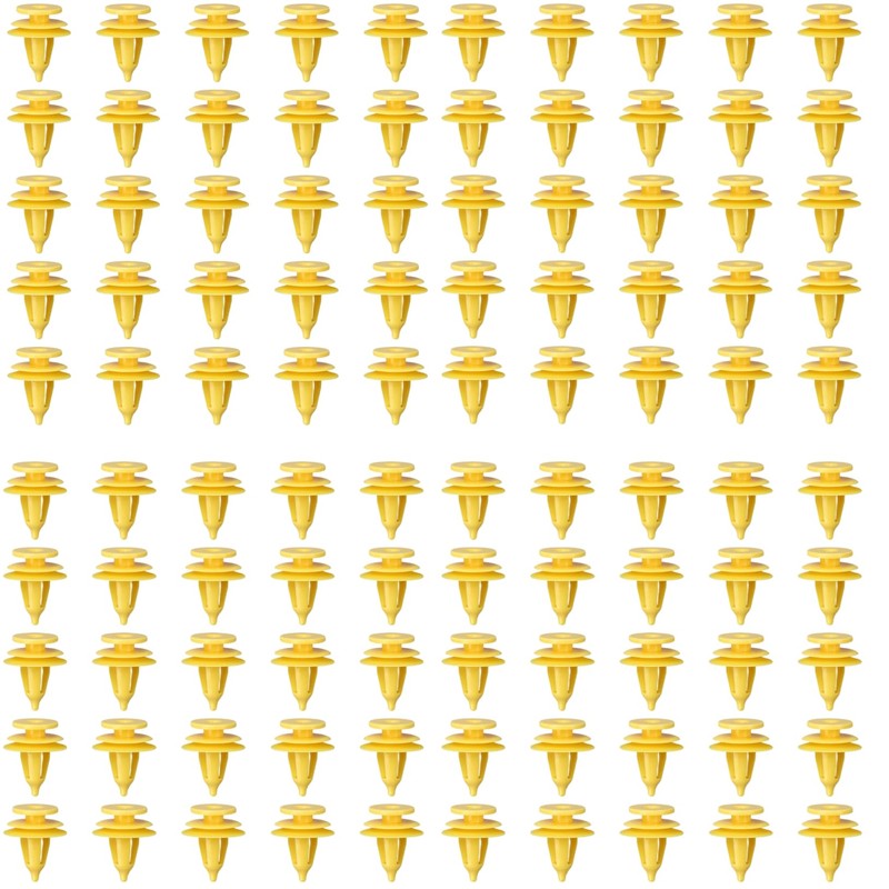 Lssapr 50 Pcs Door Panel Fastener Push Type Retainer Clip