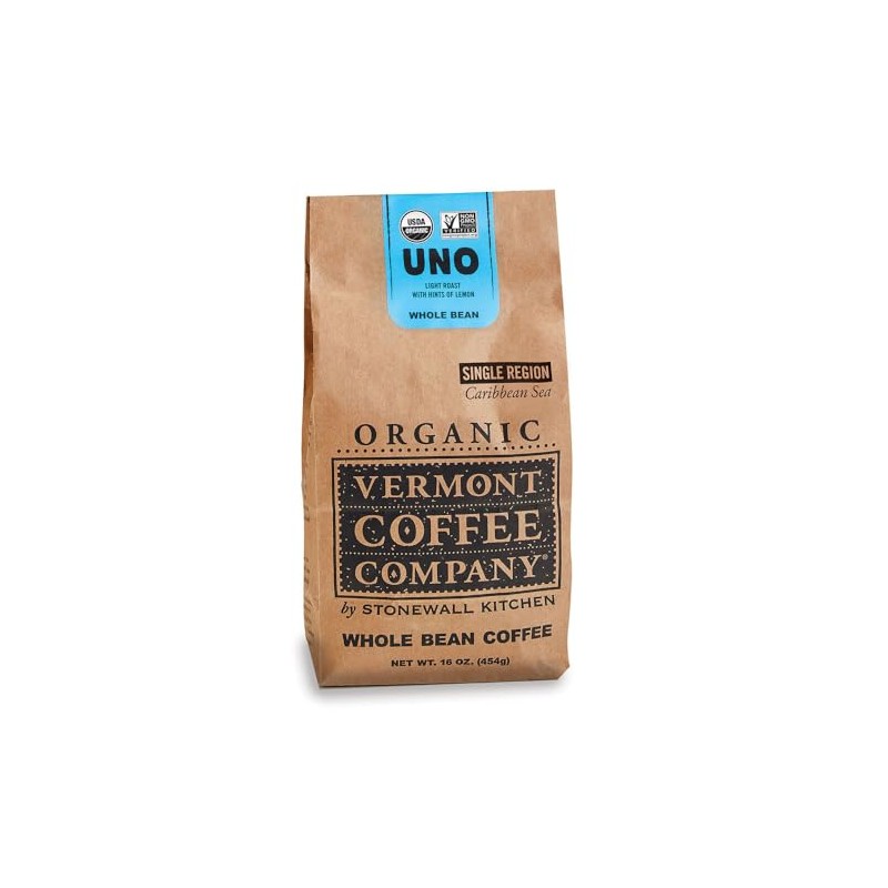 Vermont Coffee Company Uno Caribbean Whole Bean Coffee, 16 oz