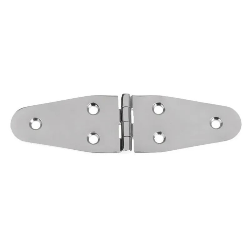 JT-HLM 2Pcs Stainless Steel Boat Hinge Stamped 5-1/2'' Marine Mount