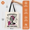 LOCKASEN Canvas Tote Bag Aesthetic for Women, Cute Tote Bag