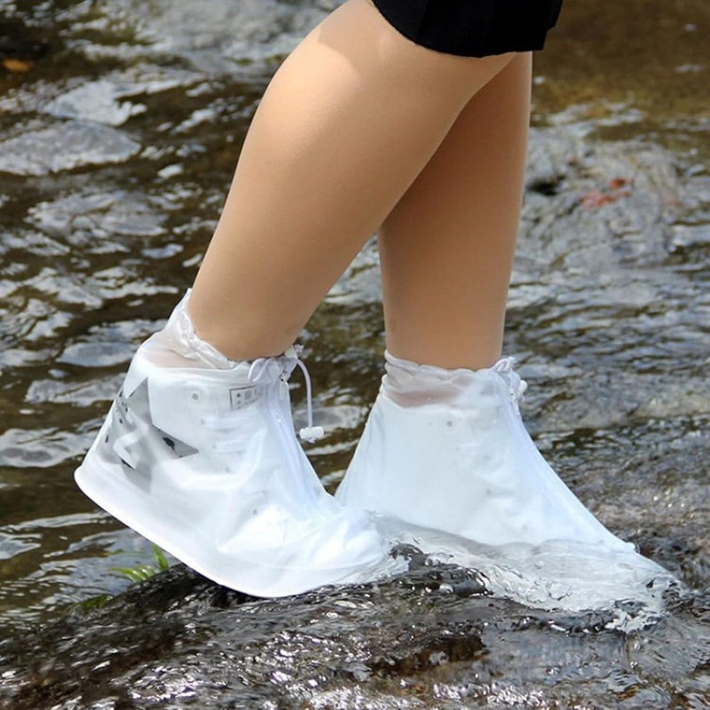 Waterproof Rain Shoe Covers, Non-Slip Shoe Covers, Portable Rain Overshoes,