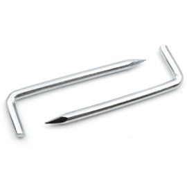 Design61 10x Straight Pin Hooks Console Hooks Steel Hooks Hook Nails 40 x 3.5 mm Wall Hooks for Wall & Ceiling Hooks for Attaching Pictures Paintings or Clocks