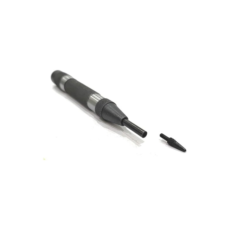 Automatic Center Punch with Replaceable Hardened Steel Tip ((Medium Duty))