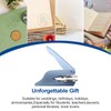 Book Press Embosser | Hand-Held Embossing Stamp,Elegant Wedding Invitation Embossed