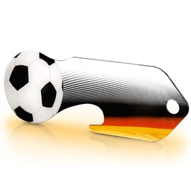 Einkaufswagenlöser ® Football / Shopping Cart Remover - Includes 1 Year Key Finding Service/Shopping Trolley Token Removable/Pull Out Shopping Token/Metal Keyring / 1 Piece