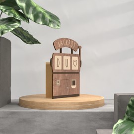 Postkarte Liebe und Freundschaft Holzkarte - Liebeskarte Jackpot Geburtstagskarte mit Umschlag | Liebes-Karte, ich knacke den Jackpot mit Dir Karte, Jackpot Jahrestagskarte, Jackpot Liebe