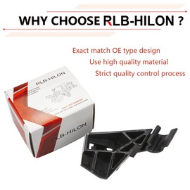 RLB-HILON Hood Prop Rod Clamp Holder Clip Compatible with Toyota Sienna 2004 2005 2006 2007 2008 2009 2010 Year, for 0410SIE-08020