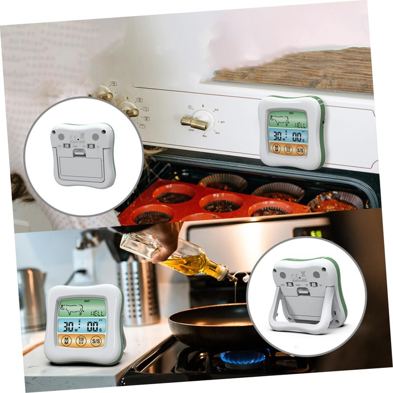 GRIRIW Touch Screen Food Thermometer Digital Thermometer for Cooking Accurate