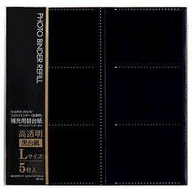 セキセイ SEKISEI スぺアアルバム台紙 スペア台紙 補充用替ポケット台紙 フォトバインダー専用 L KP-12L