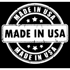 UR Impressions Made in The USA Stamp Decal Vinyl Sticker Graphics for Cars Trucks SUV Vans Walls Windows Laptop Tablet|White|5.5 X 5 inch|JJURI070