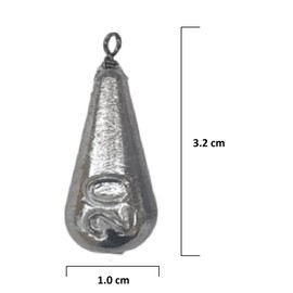 PRO FILSTAR Pear Lead Set 10 x 20 g - Lead Fishing with Swivel - Fishing Lead Set - Ground Fishing - Ground Lead Fishing - Lead Weight - Fishing Weights - Lead Weights - Drop Lead - Carp Lead