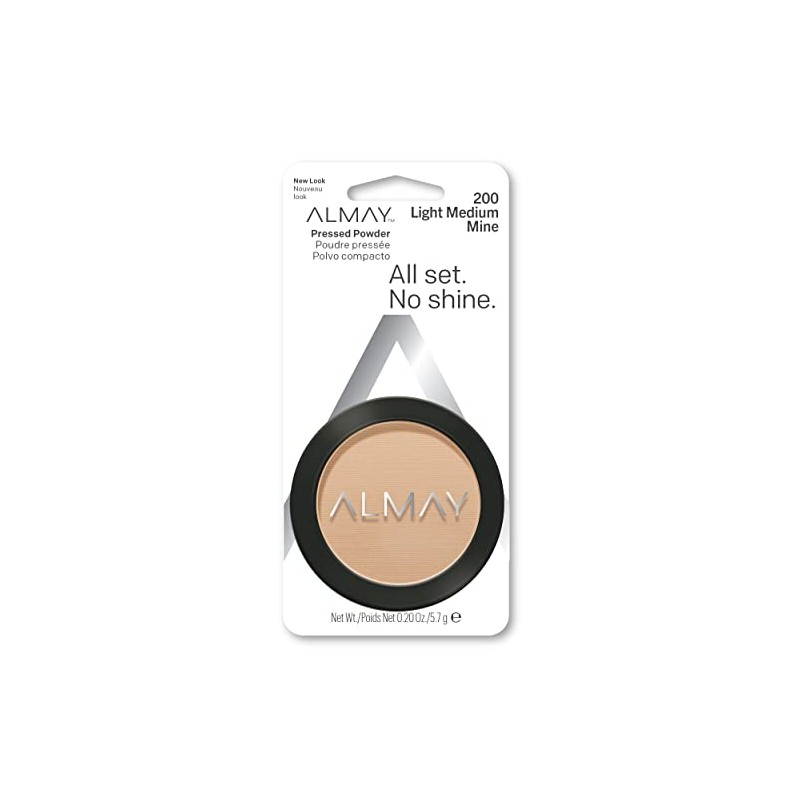Almay Smart Shade Skin Tone Matching Pressed Powder, Light/Medium [200]