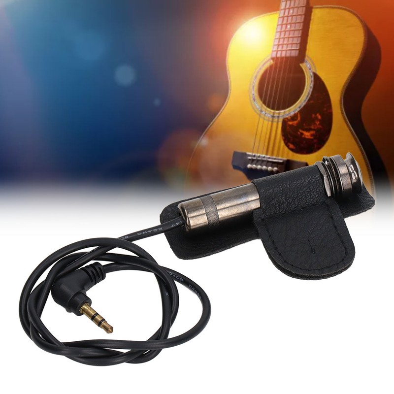 Acoustic Guitar Pickup Transducer Metal Accessory Replacement for String Instrument