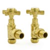 Hot Flow | Bayou Cross-Head Traditional Manual Radiator Valves (Pair)