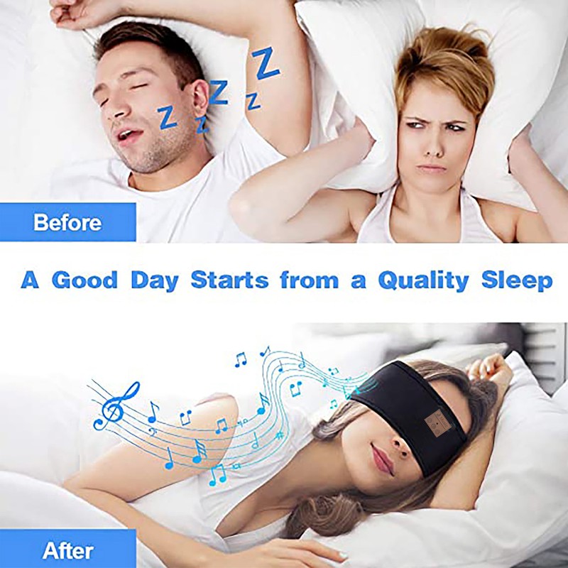 Breathable Sleep Headphone Wireless Sports Music Headband Headphone With Bluetooth