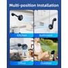 DICMKY Suction Cup Car Cooling Fan for Window Dashboard Backseat,