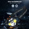 LHKNL Headlamp Flashlight,4-Pack Lumen Ultra Bright LED Rechargeable Headlight with