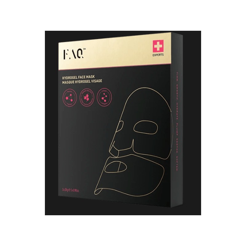 FOREO FAQ Glass Skin Collagen Hydrogel Face Mask 5 Pack